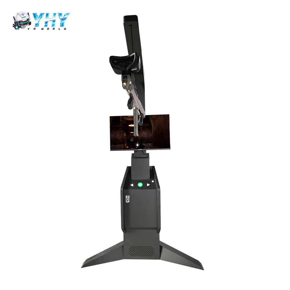 YHY New Products 32 Inch Screen Virtual Reality Gun Battle Games