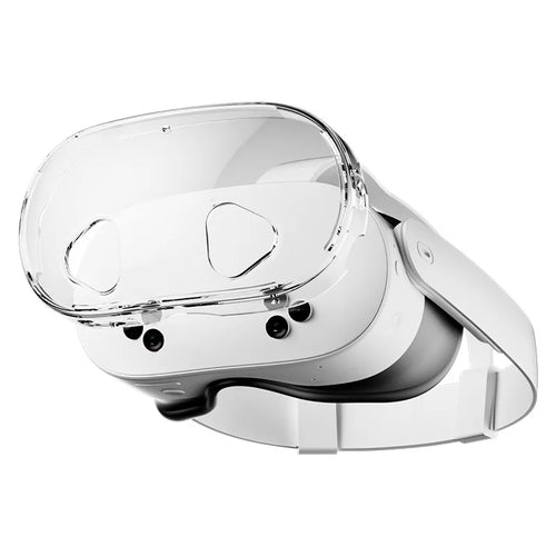 Aolion For Meta Quest3 VR Helmet Protective Cover Clear TPU Cases Set