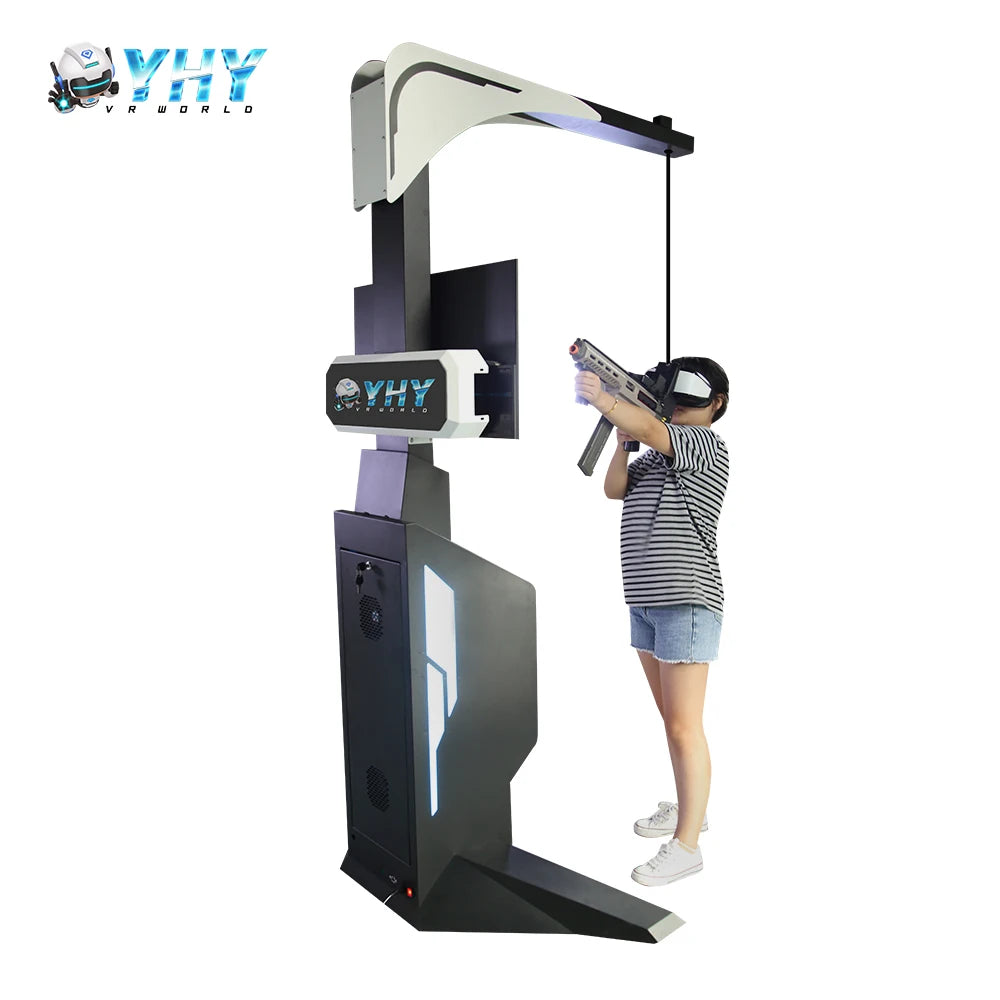 YHY New Products 32 Inch Screen Virtual Reality Gun Battle Games