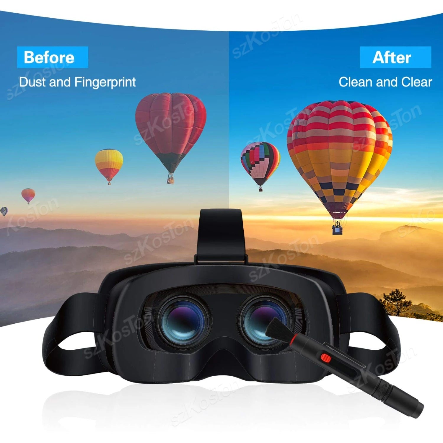 Universal VR Headset Cleaning Kit Anti-scratch Optical Lens Cleaning