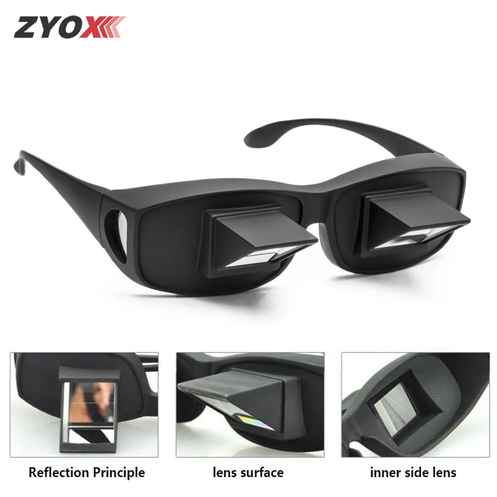 Amazing Lazy Creative Periscope Horizontal Reading Books Sit Glasses