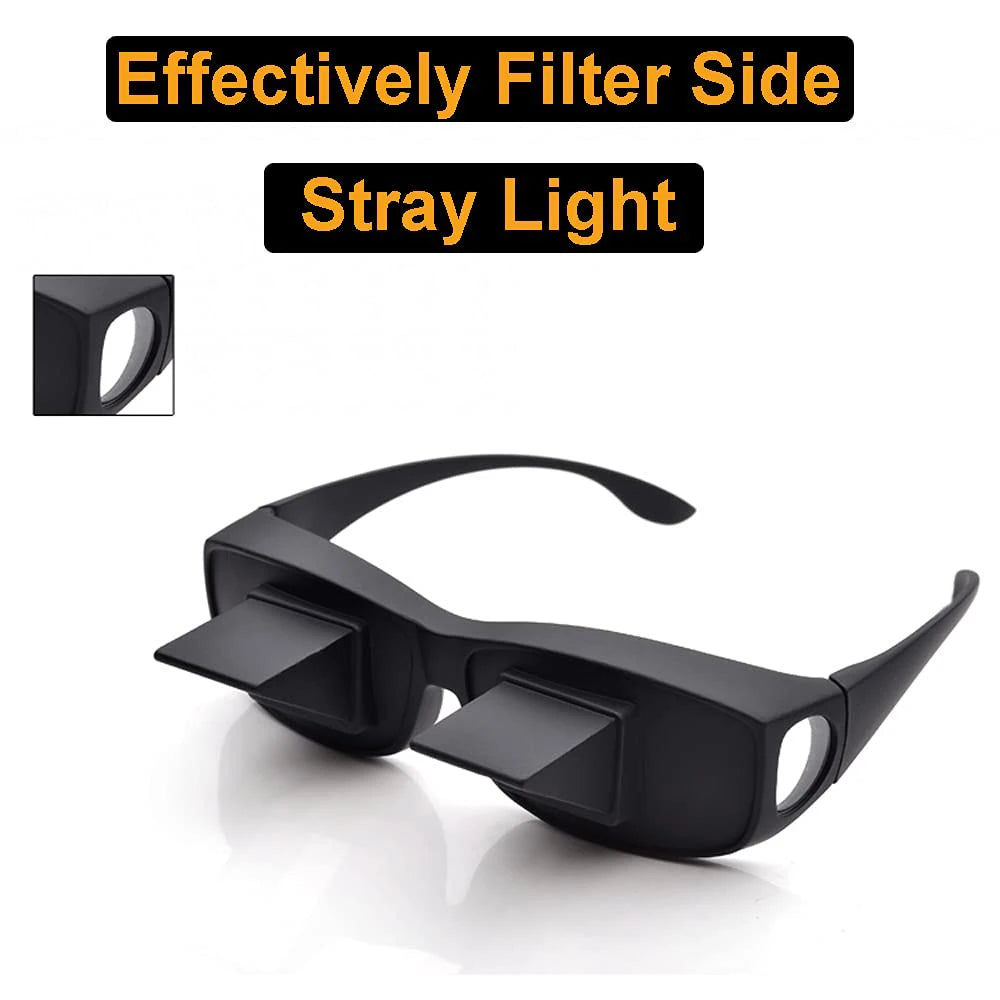 Amazing Lazy Creative Periscope Horizontal Reading Books Sit Glasses