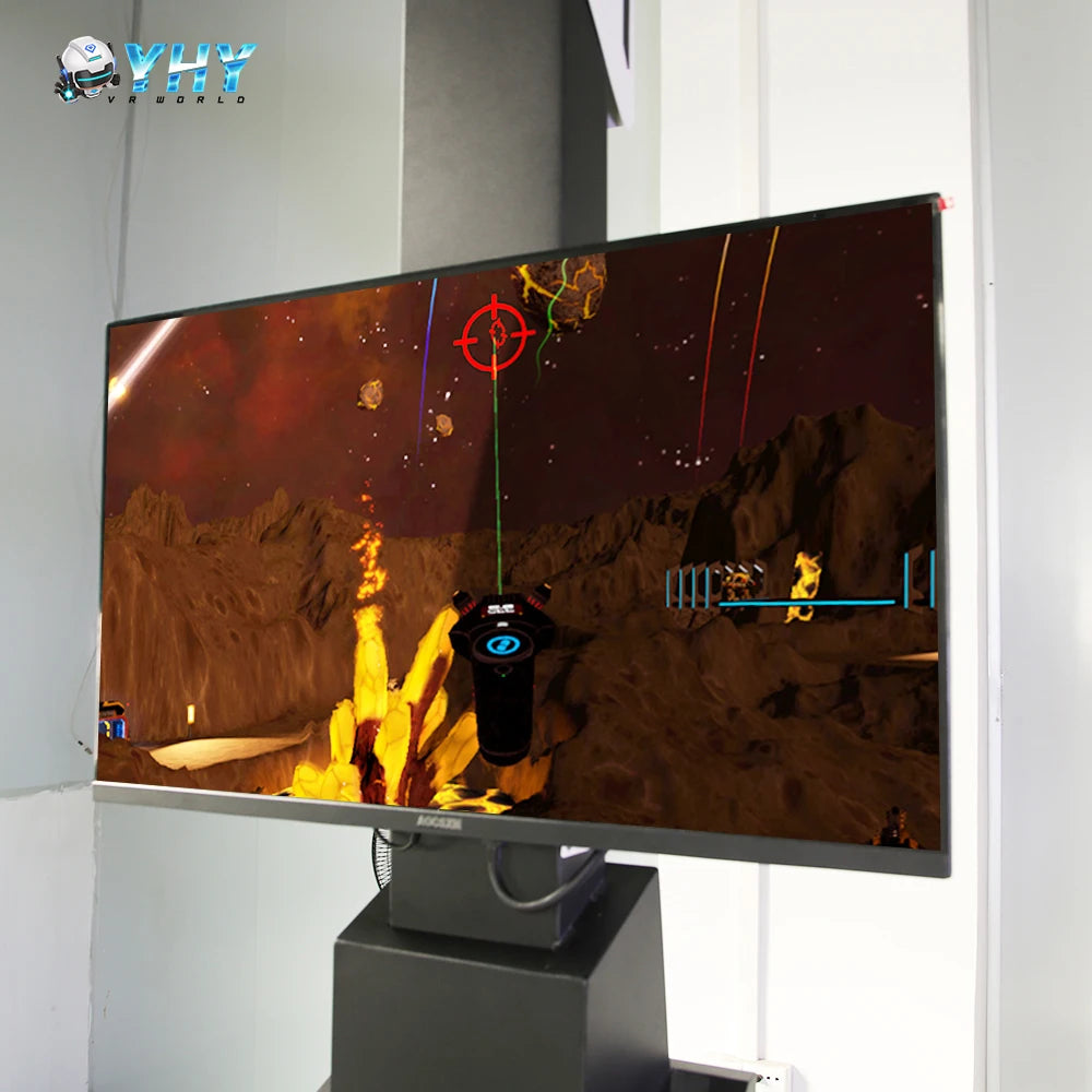 YHY New Products 32 Inch Screen Virtual Reality Gun Battle Games