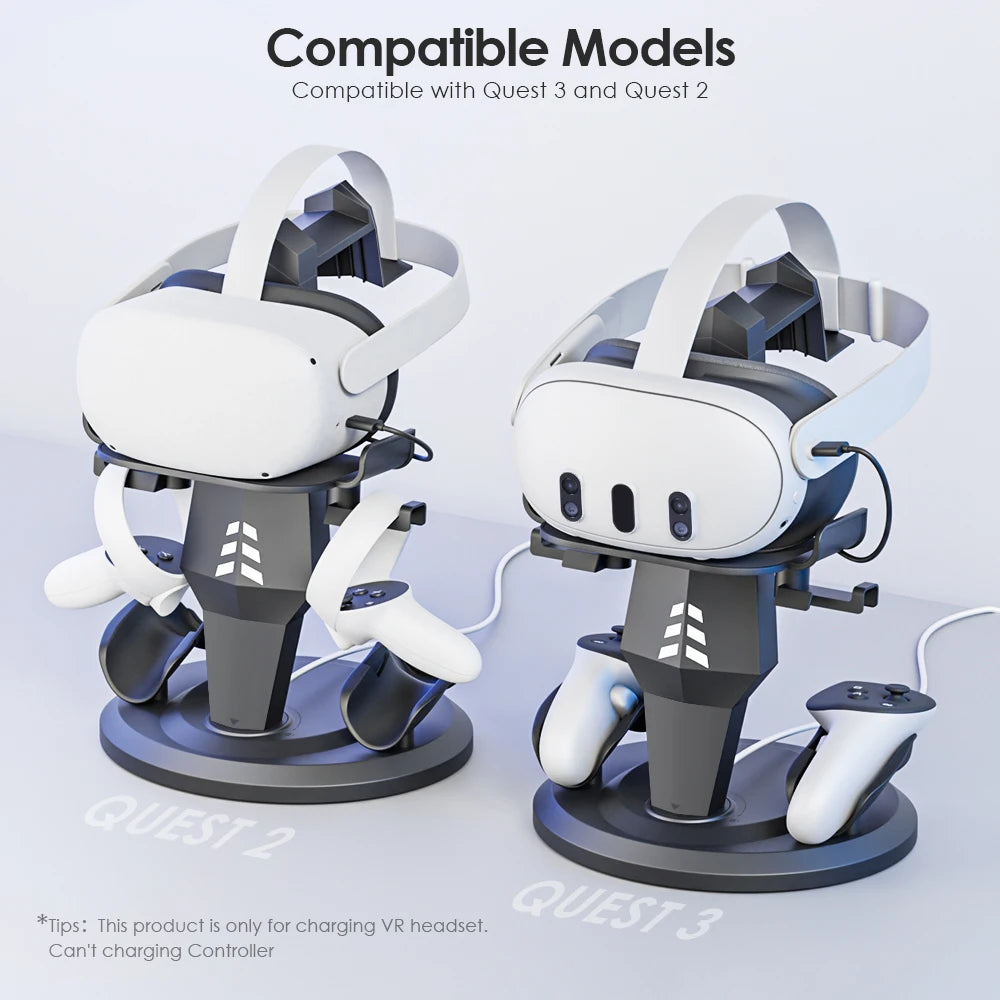 Charging Dock for Meta Oculus Quest 3 Accessories Vertical Charge