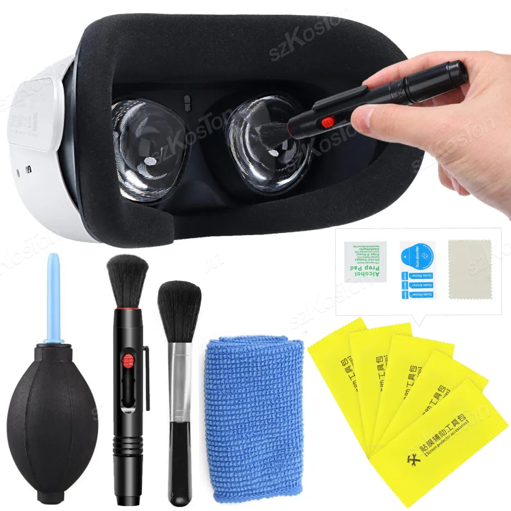 Universal VR Headset Cleaning Kit Anti-scratch Optical Lens Cleaning