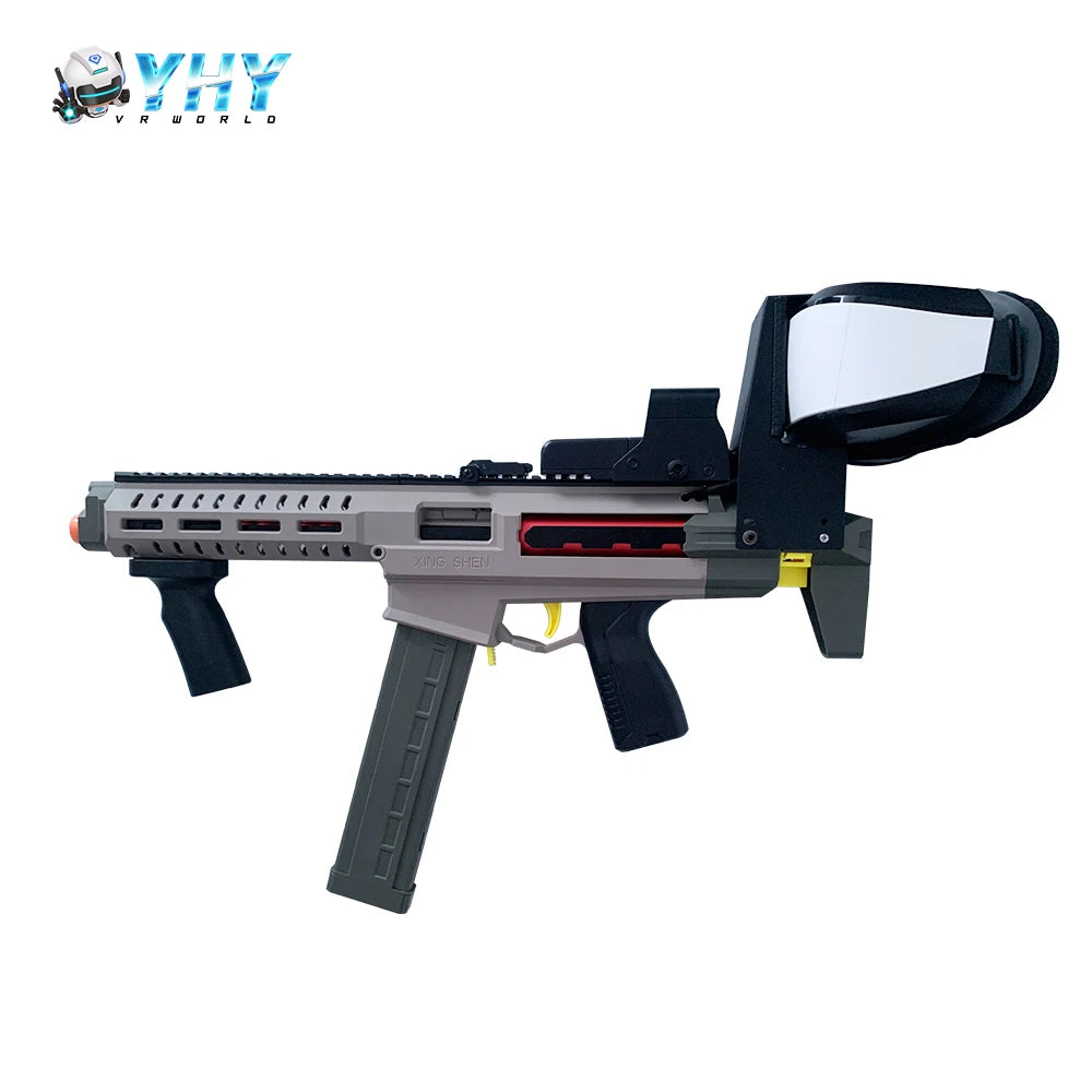 YHY New Products 32 Inch Screen Virtual Reality Gun Battle Games